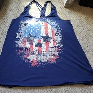 Rockergirl top size XXL  Skull design